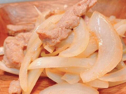 豚肉と玉ねぎの味噌炒め